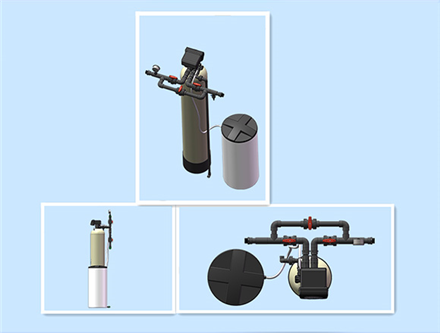 全自动软化水装置1T-80T)每小时，广西软化水设备生产厂家