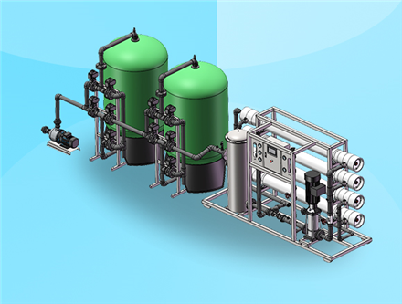 8吨/时 反渗透设备，广西水处理生产厂家长期提供纯水设备