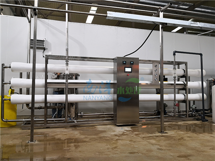 纯净水工程案例：广西柳州食品厂15吨双级反渗透设备